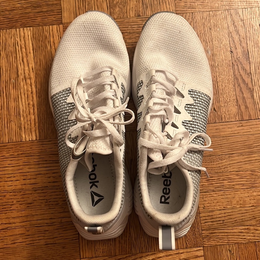 Reebok white sneakers. Never worn.